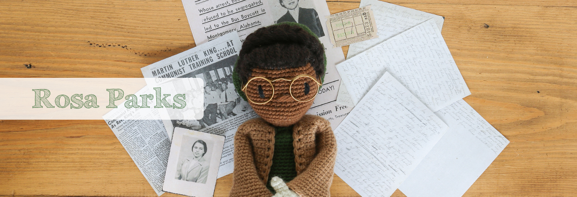 TOFT Crochet Rosa Parks Doll